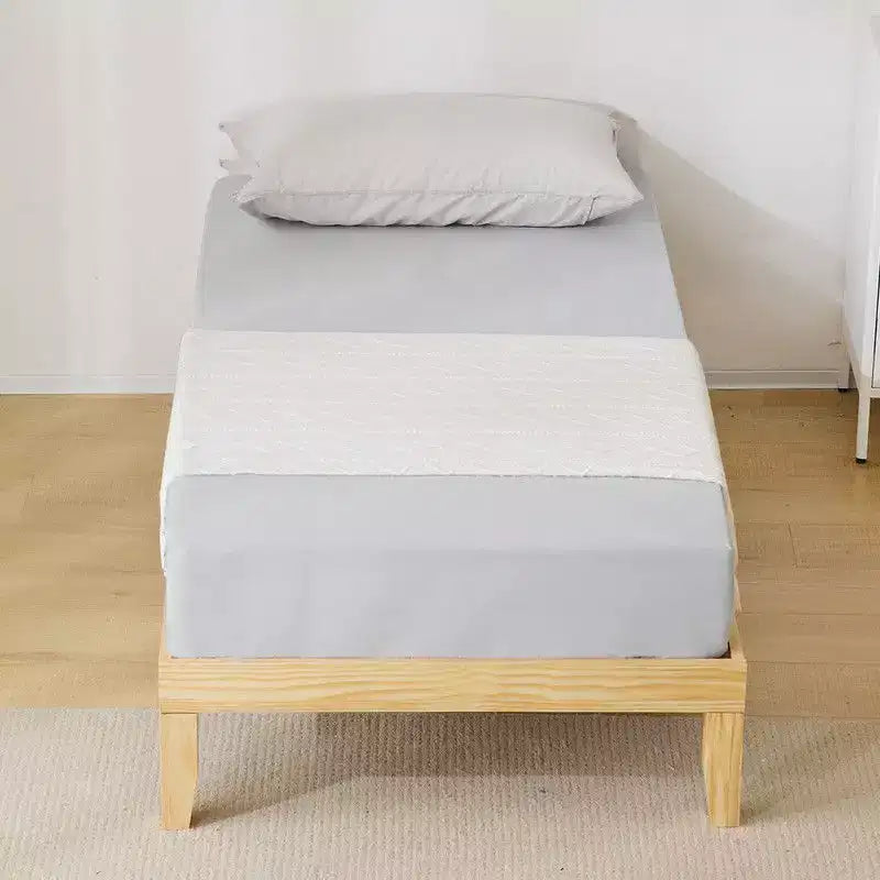 Twin Size Platform Bed with Wood Slats