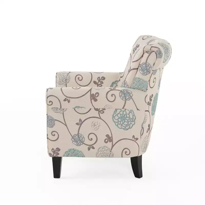 Fabric Upholstered Club Chair