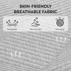 12-Inch Medium Gel Memory Foam Mattress with Green Tea Infusion
