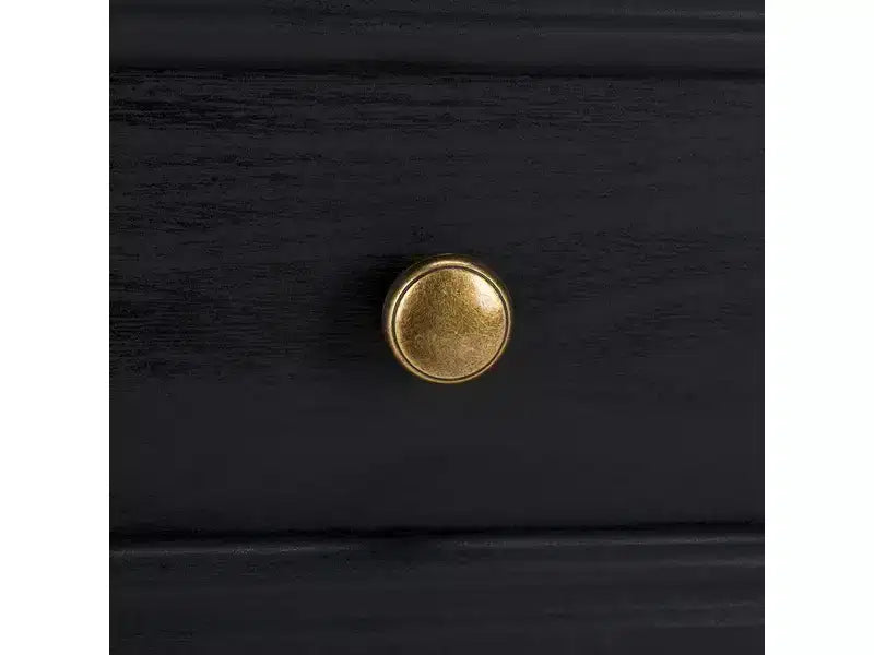 6 Drawer Dresser with Gold Pulls
