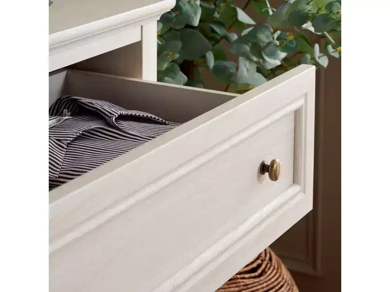 6 Drawer Dresser with Gold Pulls
