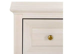 6 Drawer Dresser with Gold Pulls