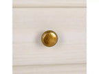 6 Drawer Dresser with Gold Pulls