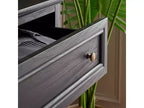 6 Drawer Dresser with Gold Pulls