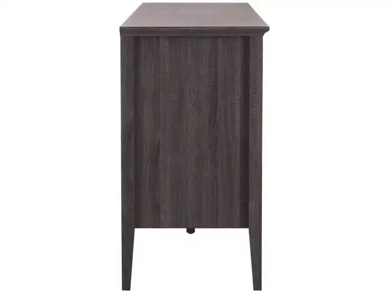 6 Drawer Dresser with Gold Pulls