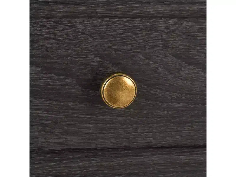 6 Drawer Dresser with Gold Pulls