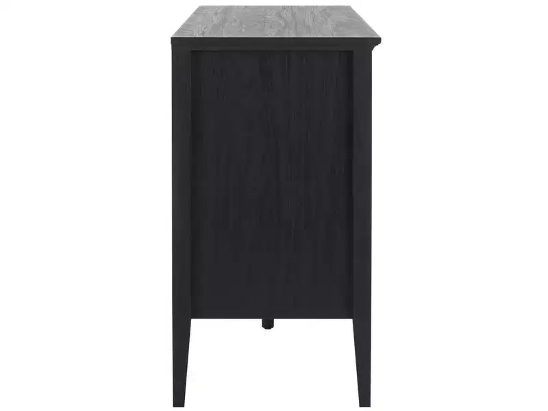 6 Drawer Dresser with Gold Pulls