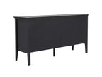 6 Drawer Dresser with Gold Pulls
