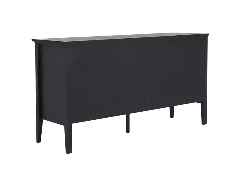 6 Drawer Dresser with Gold Pulls