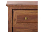 6 Drawer Dresser with Gold Pulls