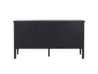 6 Drawer Dresser with Gold Pulls
