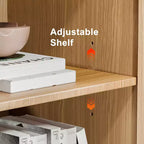 Wood Storage Cabinet with 2 Doors and 3 Shelves, 36 Inch