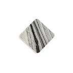 Small Marble Accent Coffee Table - Square Design with Black, White and Taupe Tones