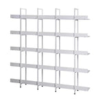 5-Tier Bookcase with Metal Frame Open Bookshelf, 70.87" Tall Storage Shelf