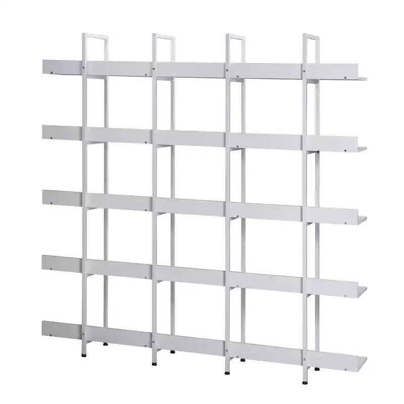 5-Tier Bookcase with Metal Frame Open Bookshelf, 70.87" Tall Storage Shelf