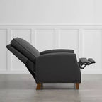 Push Back Recliner Chair with Nailhead Trims for Living Room