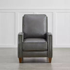Push Back Recliner Chair with Nailhead Trims for Living Room
