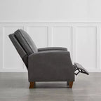 Push Back Recliner Chair with Nailhead Trims for Living Room