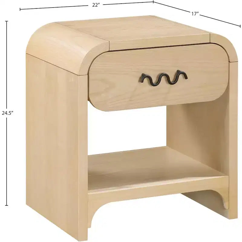 Hayes Natural Night Stand / Side Table