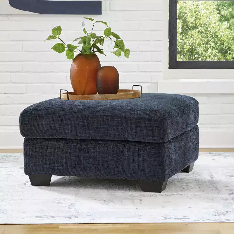 Oversized Square Accent Ottoman with Firm Cushioning