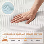 6 Inch Memory Foam Mattress – Medium Firm, Gel-Infused, Fiberglass-Free