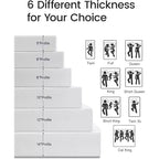 6 Inch Memory Foam Mattress – Medium Firm, Gel-Infused, Fiberglass-Free