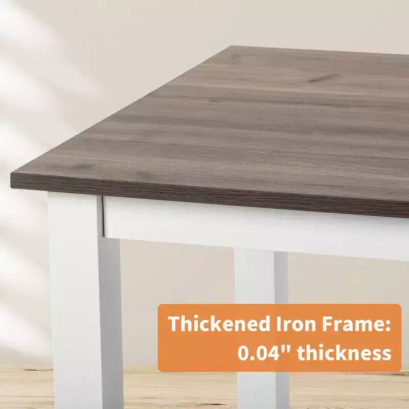 43 Inch Computer Desk with Metal Frame