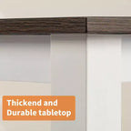 43 Inch Computer Desk with Metal Frame