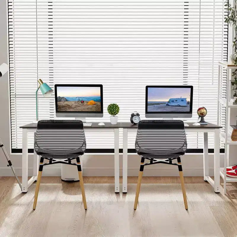 43 Inch Computer Desk with Metal Frame