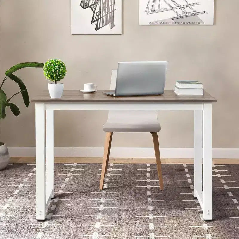 43 Inch Computer Desk with Metal Frame