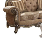 2-Seat Upholstered Loveseat with Accent Pillows