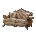 2-Seat Upholstered Loveseat with Accent Pillows