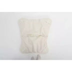 Faux Shearling Butterfly Chair with Steel Frame – Cream