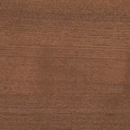 King Size Wood and Rattan Storage Bed - Walnut Brown