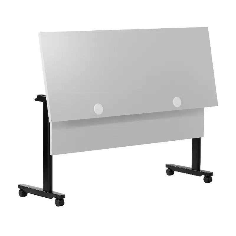 Heavy-Duty Nesting Flip Training Table with T-Legs, Modesty Panel and Cable Management
