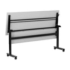 Heavy-Duty Nesting Flip Training Table with T-Legs, Modesty Panel and Cable Management