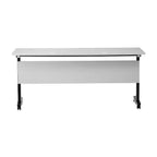 Heavy-Duty Nesting Flip Training Table with T-Legs, Modesty Panel and Cable Management