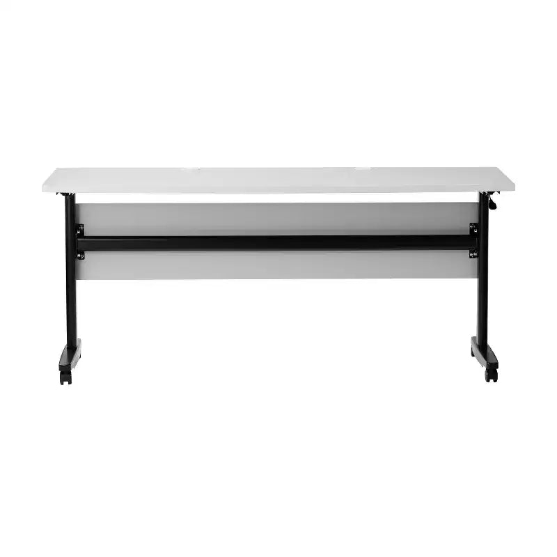 Heavy-Duty Nesting Flip Training Table with T-Legs, Modesty Panel and Cable Management