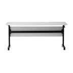 Heavy-Duty Nesting Flip Training Table with T-Legs, Modesty Panel and Cable Management
