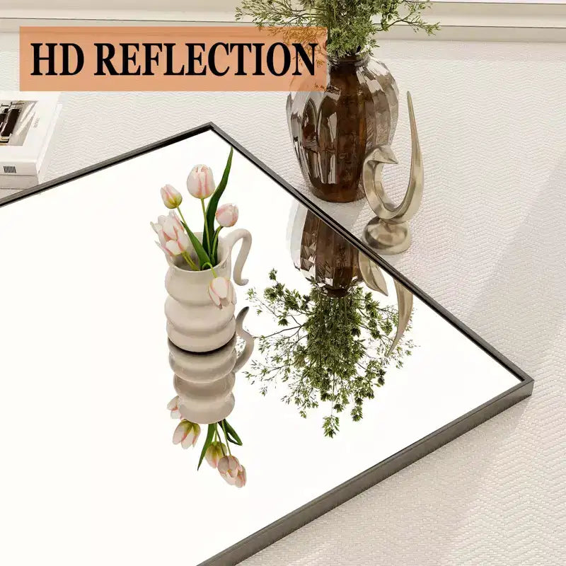 71x26 Oversized Full Length Floor Mirror, Black