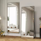 71x26 Oversized Full Length Floor Mirror, Black