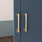 2-Door Armoire with Mirror, Hanging Rod and 2 Drawers