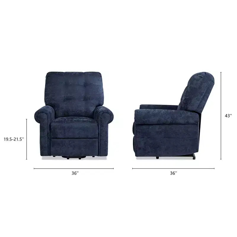 36 Inch Power Lift Recliner Chair