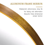 Round Metal Framed Decorative Wall Mirror