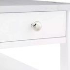 1 Drawer Chairside End Table with Shelves
